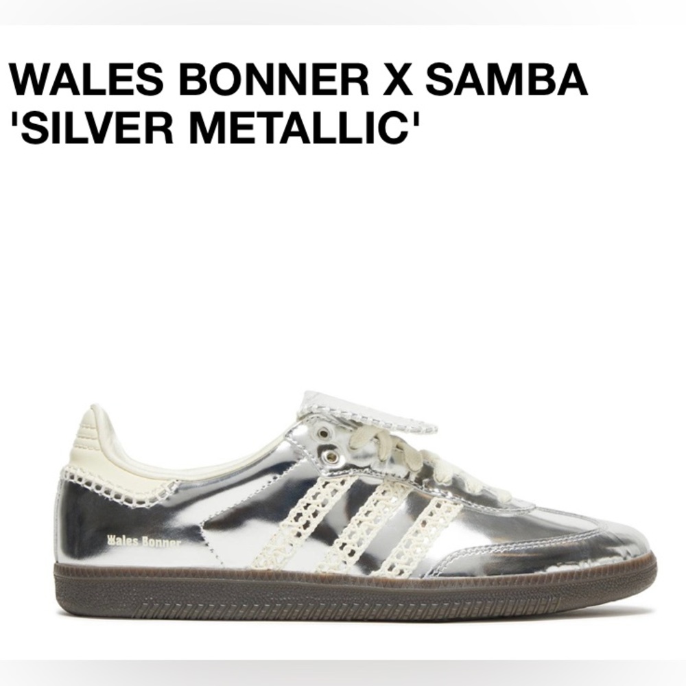 New! With Box Wales Bonner x
Adidas Sambas size 5.5 woman’s but fits like a 6 🙃